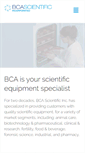 Mobile Screenshot of bcascientific.com